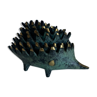 Vintage ashtrays 1950 hedgehogs by Walter Bosse for Hertha Baller