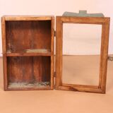 Original polychrome patina Burmese teak wall display
