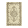 Tapis beige oriental en laine handmade 163 cm x 257 cm - 38892