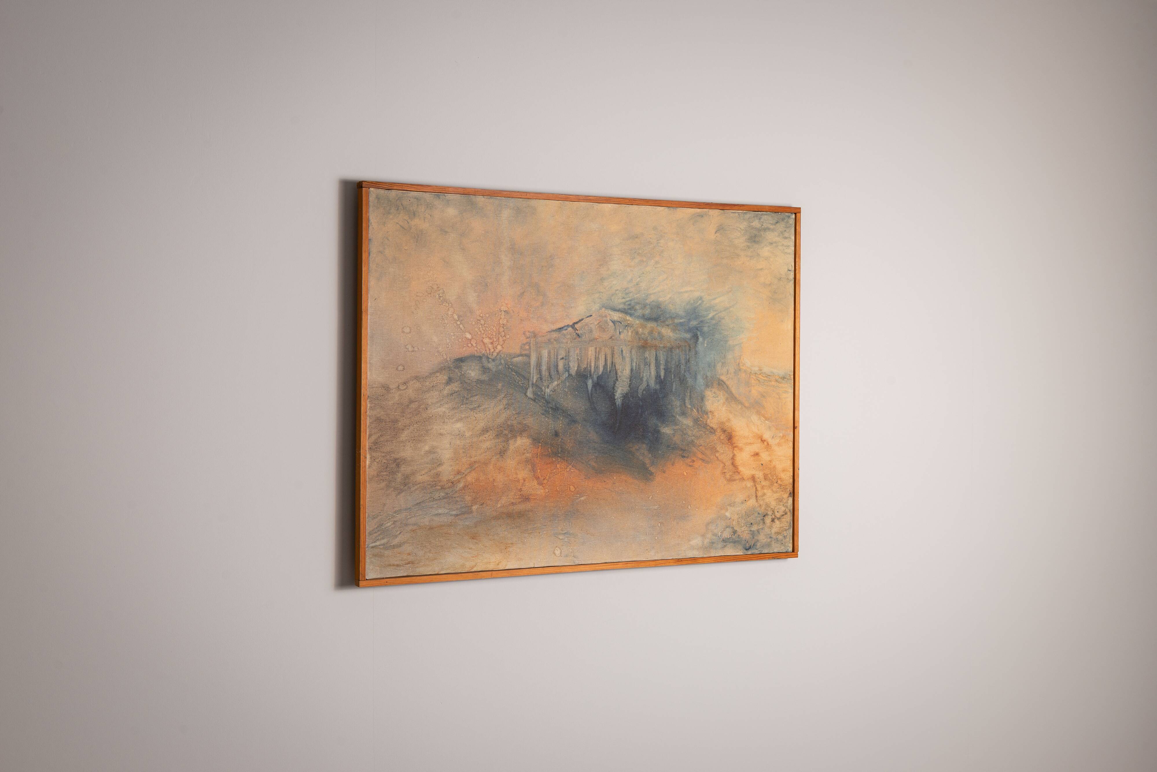 Abstract landscape painting by S. Martiny