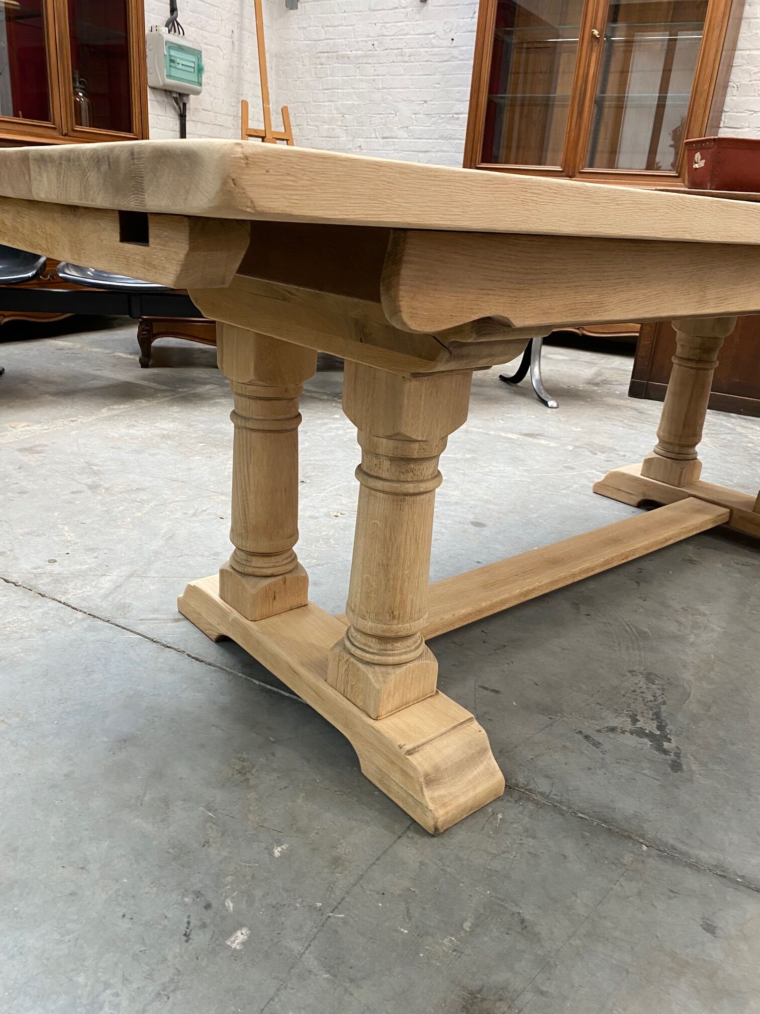 Oak farmhouse table