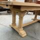 Table de ferme en chêne