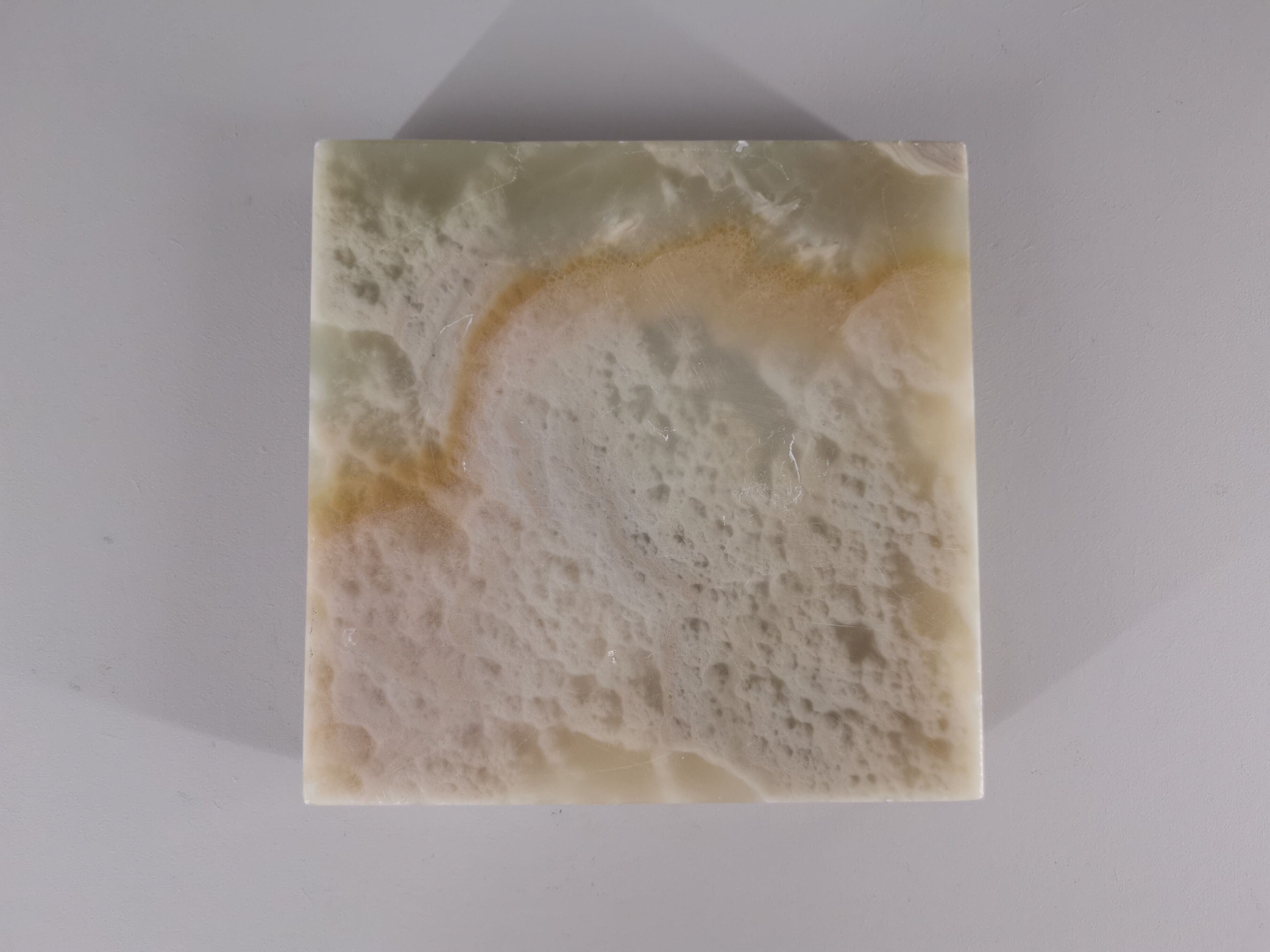 Transparent alabaster ashtray 50s