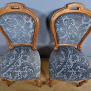 Paire de chaises en chêne, style Louis-Philippe, milieu XXème