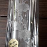 Cut crystal vase
