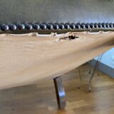 Fauteuil à oreille vert