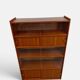 Vintage display library 60/70 Sliding door shelf