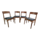 4 Chaises scandinaves Henning Kjaernulf