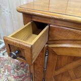 Hunting-style buffet in cherry wood