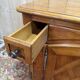 Hunting-style buffet in cherry wood
