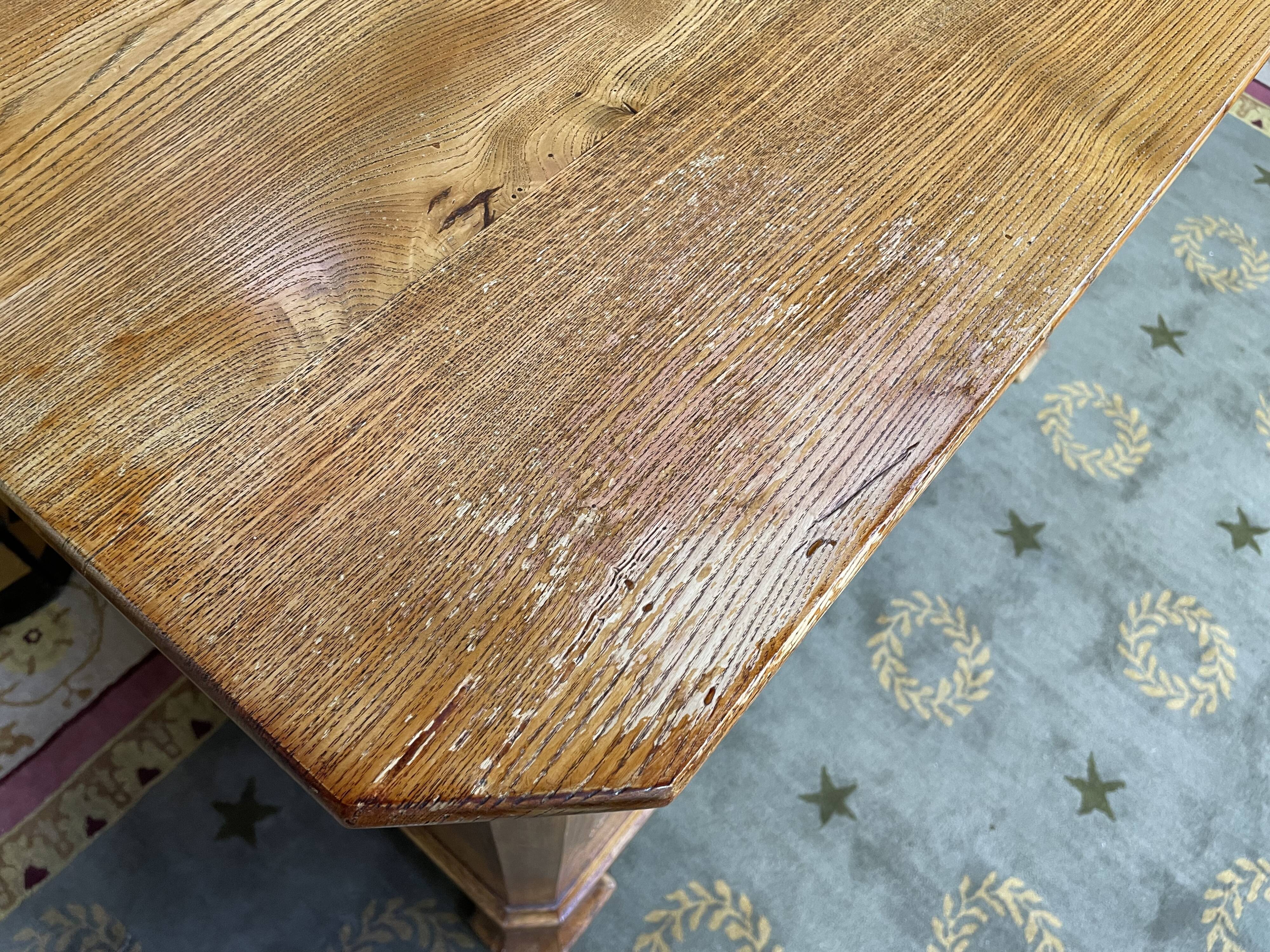 Louis Philippe period dresser in walnut ronce and solid ash