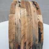 Half-moon arch transom in solid wood