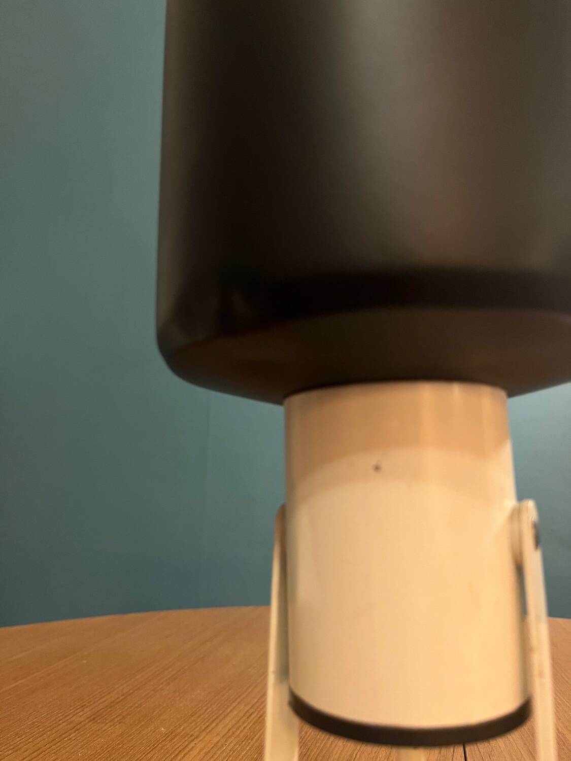 Lita matte black tilting wall light from the 70s/80s