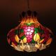 Lustre suspension en vitraux