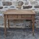 Bureau époque Directoire - bois naturel