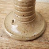 Large La Borne candle holder in sandstone signed