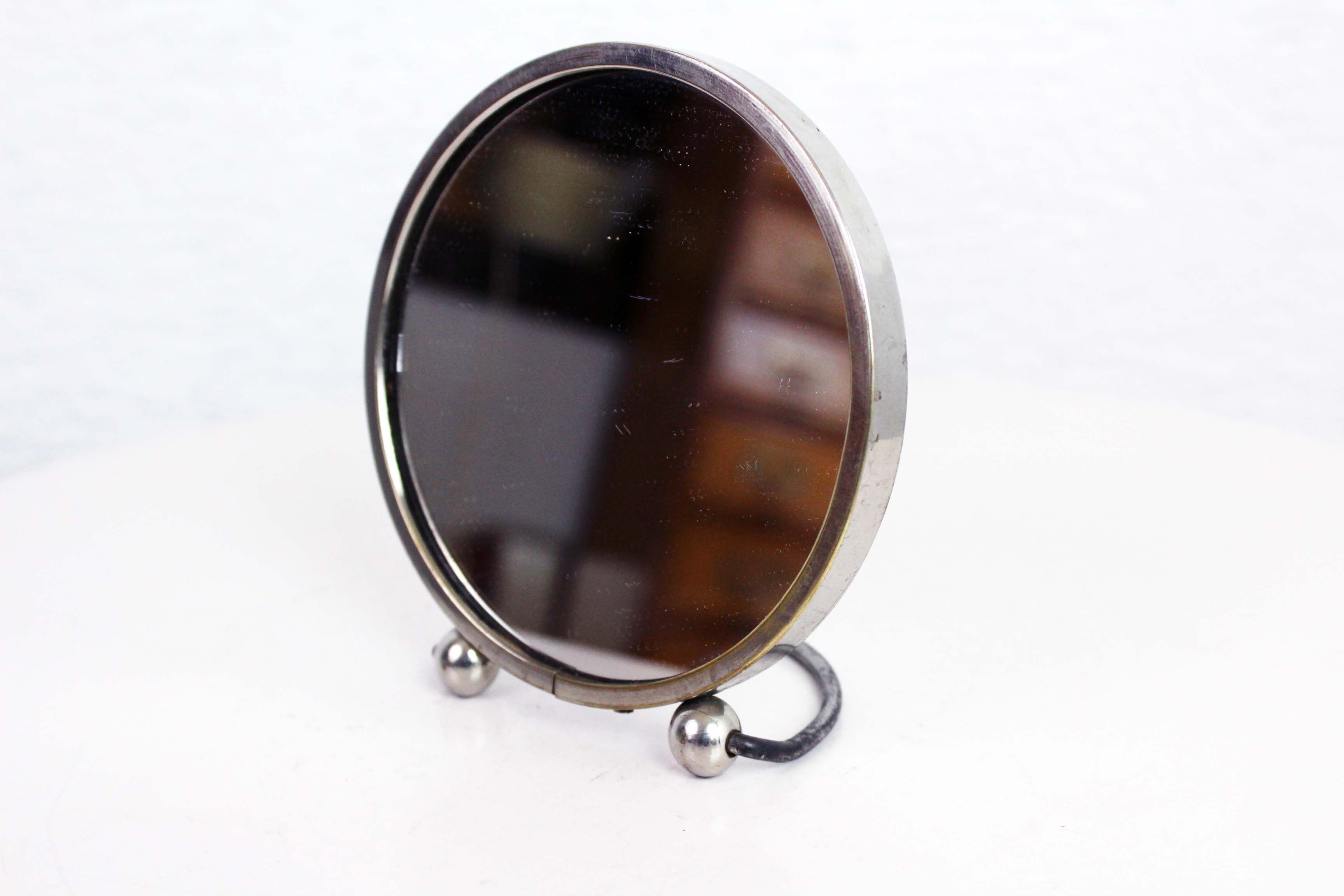 Vintage barbershop mirror to be placed or suspended 12,5x12,5cm