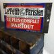 Plaque émaillée Le Petit Parisien