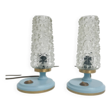 Set of 2 restored Gebr. Mölle night lights, 1960s