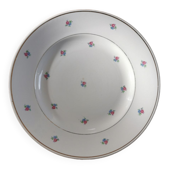 Plat rond vintage Floreal