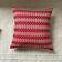 Cushion Kachin red beige 40x40 cm