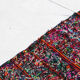 Kilim Tellisse red wool flat carpet 145 x 270 cm