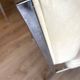 2 vintage chairs in white faux leather and chrome tube - Mid-Century 70s design