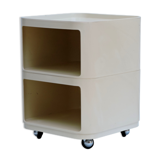 Desserte chevet sur roulettes componibili by anna castelli for kartell