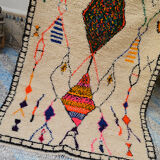 Tribal berber carpet 244 x 147 cm
