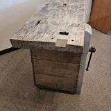 Old carpenter's workbench
