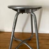 Habitat aluminium cast iron stool 1980