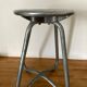 Habitat aluminium cast iron stool 1980