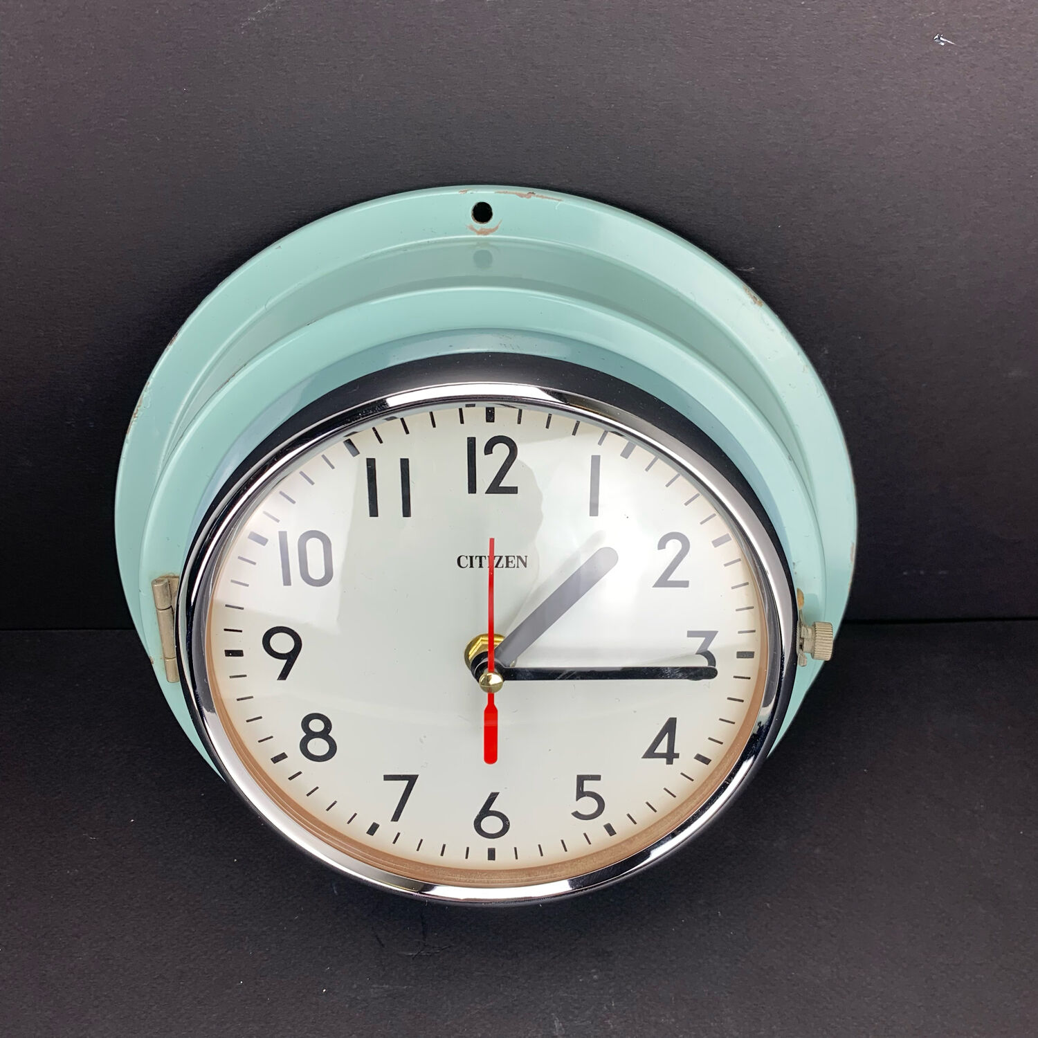 Marine clock citizen japan vintage