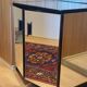 Petit meuble en verre miroir, France vers 1950