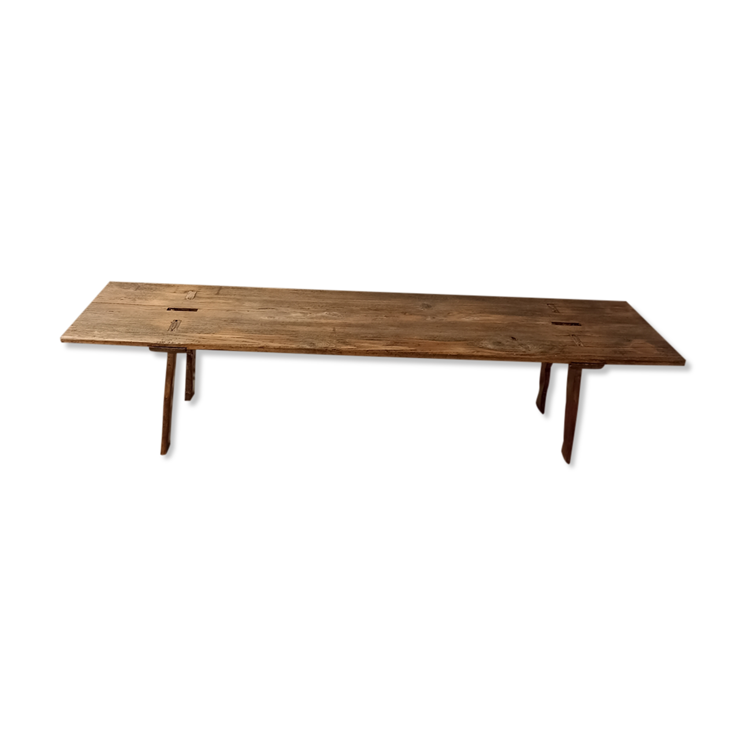 Wooden bistro bench