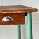 Vintage industrial console with drawers
