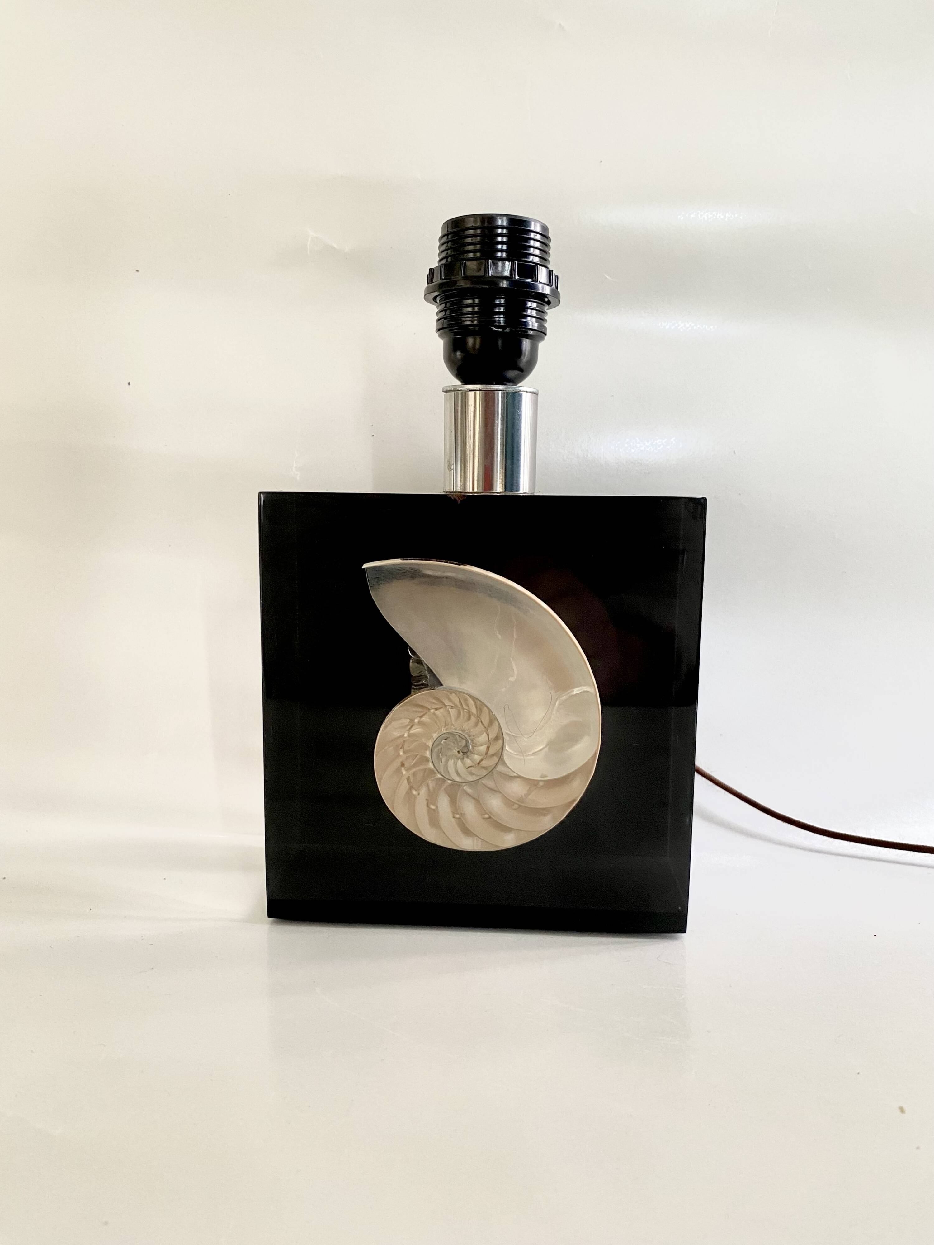 Lamp P. Giraudon, 1970, fabric cable 2M, lampshade