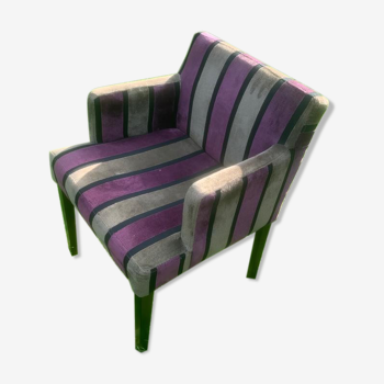 Velvet armchair