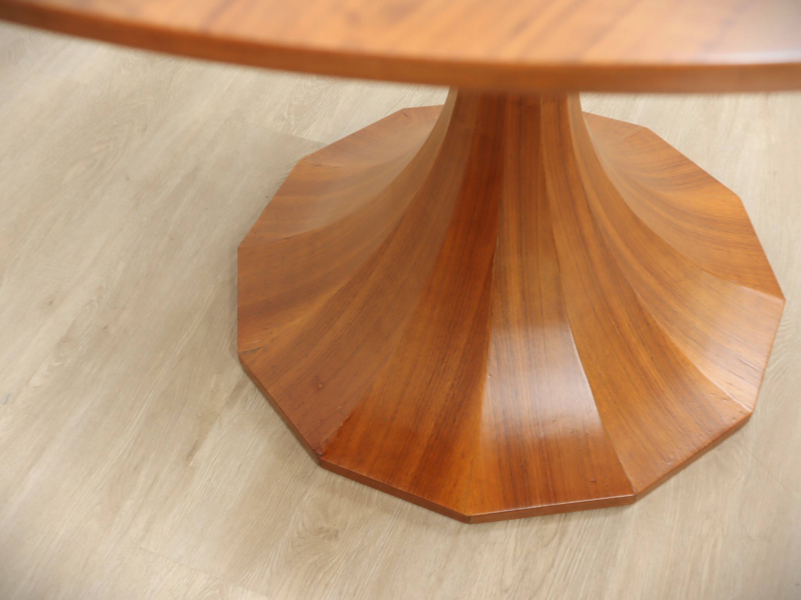 Sculptural mid-century dining table Carlo De Carli 1950s