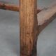 Antique French dining table made of fruitwood  from the late 18th century
