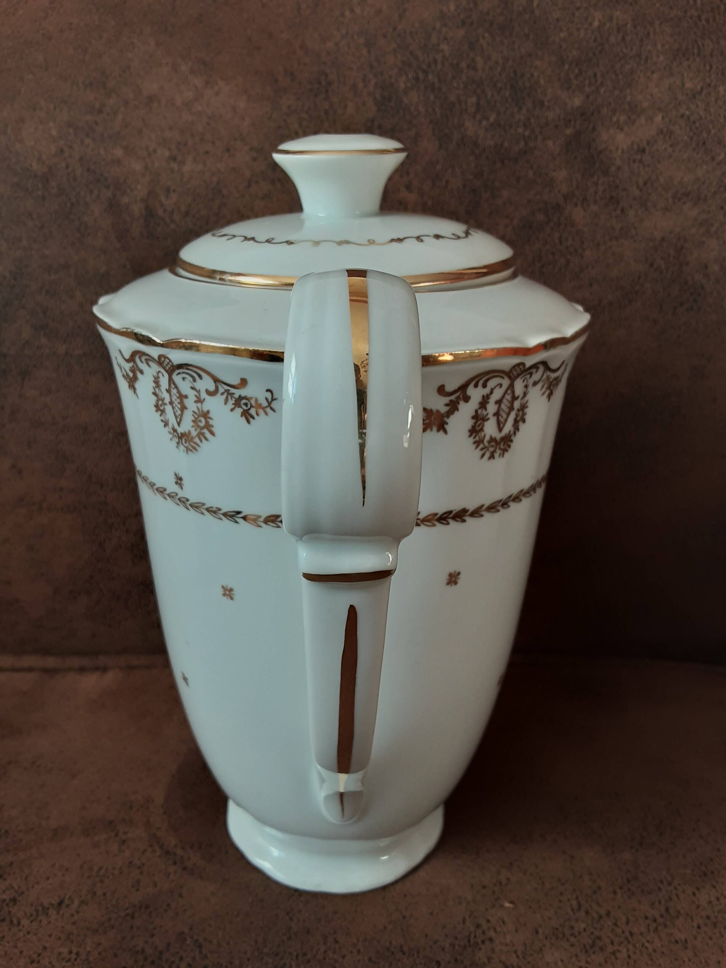 Luxury porcelain coffee pot from the National Company