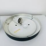 Round molded glass wall light from the 50s, ceiling light