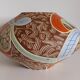 50s pottery vase numbered
