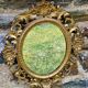 Mirror in carved wood gilded with leaf, Louis XV period, 18th century