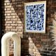 Art print, limited edition - Reproduction of a watercolor in Indian ink by the artist A. Alves