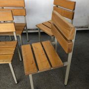 Wooden and iron chair suites from the 70's