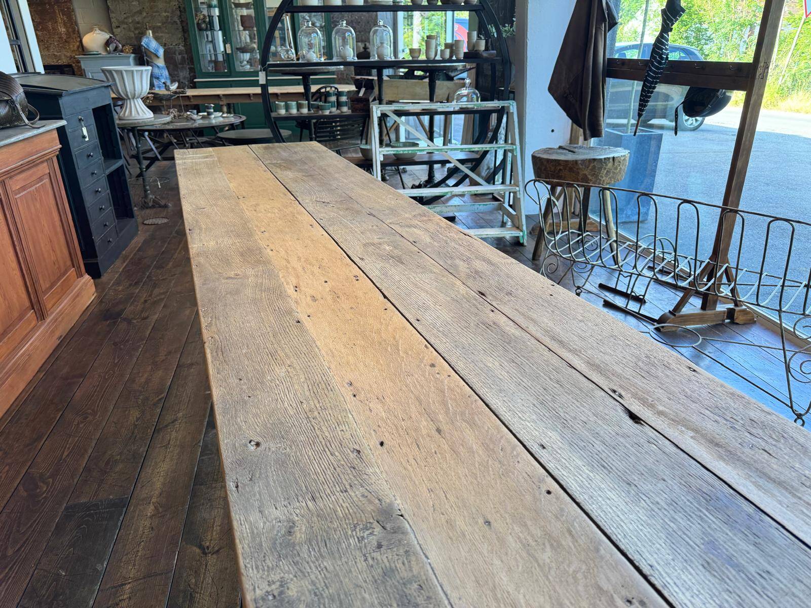 Grande table de couvent en chêne