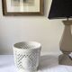 Openwork planter in Italian earthenware