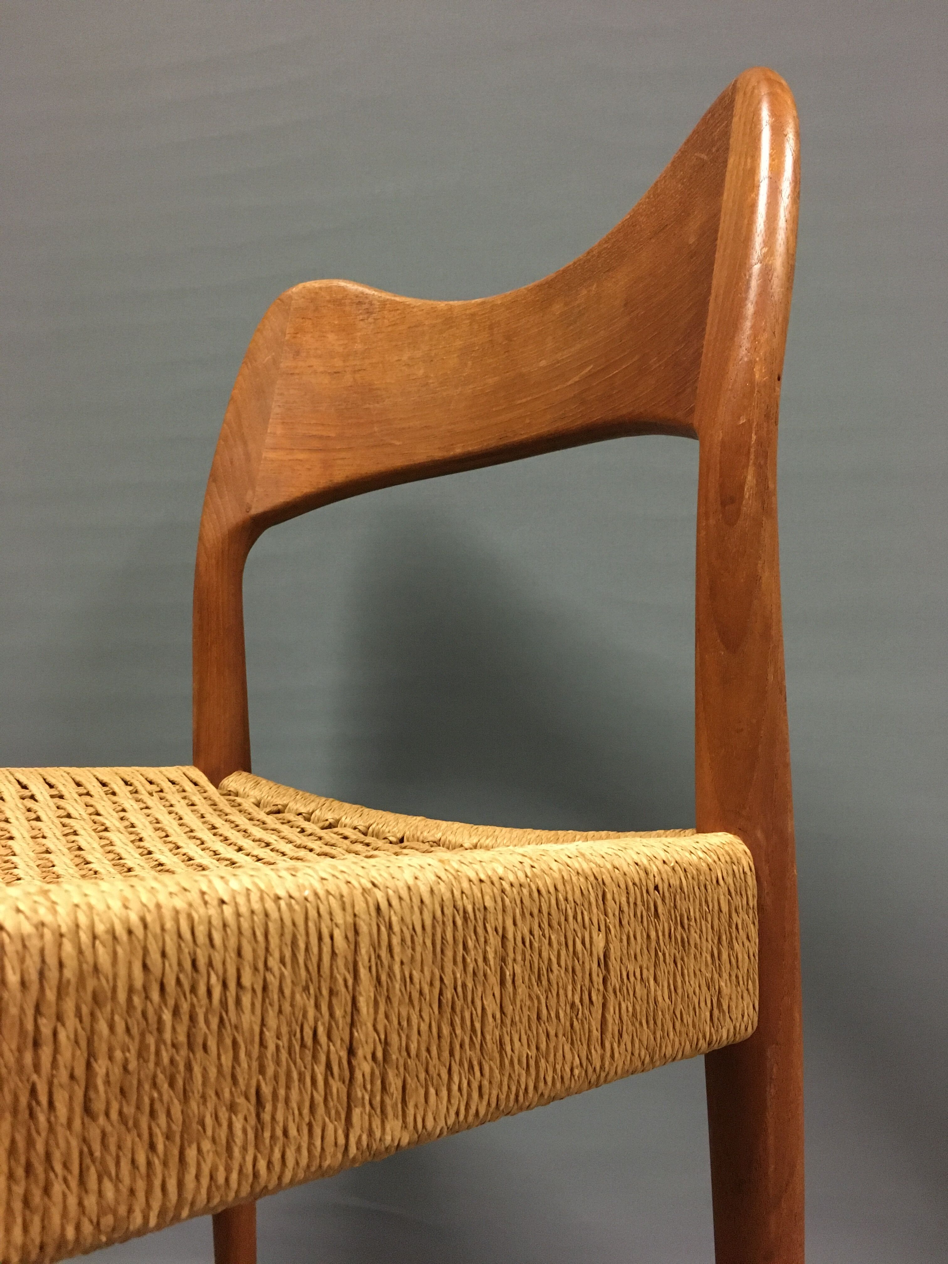 Ensemble de 4 chaises Arne Hovmand Olsen pour Mogens Kold