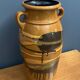 Xl Scheurich vase brown model 220-44 1970s